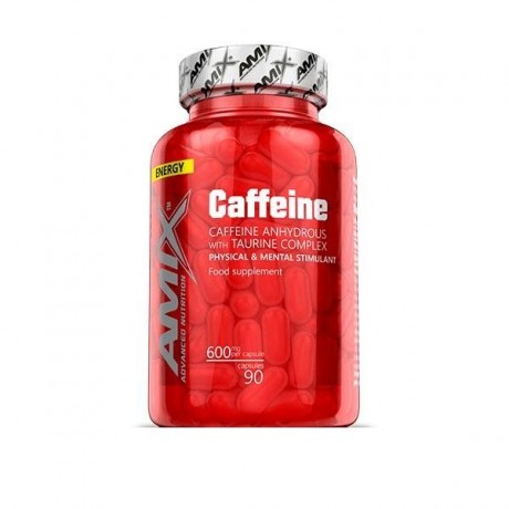 Amix - Caffeine + Taurine 90 caps. - suplement diety