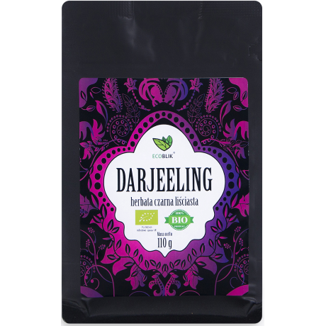 ECOBLIK® - Herbata ekologiczna czarna liściasta DARJEELING 110g