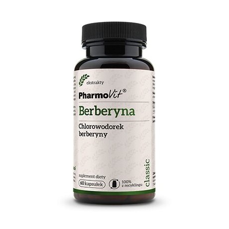 Pharmovit - Berberyna - chloroodorek berberyny 60 kaps. - suplement diety.