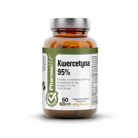 Pharmovit - Kwercytyna 95% 60 kaps vcaps clean label - suplement diety.