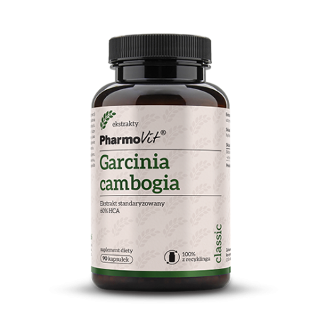 Pharmovit - GARCINIA CAMBOGIA 60% HCA 400 MG 90 KAPS - suplement diety