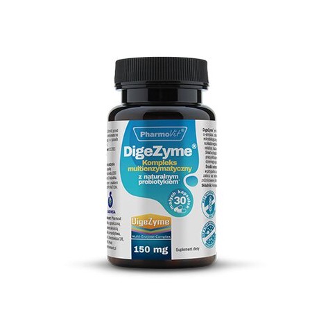 Pharmovit – DigeZyme® (enzymy trawienne) 60 cap - suplement diety.