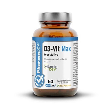 Pharmovit - D3-Vit Max Vege Active 60 vcaps® - suplement diety.