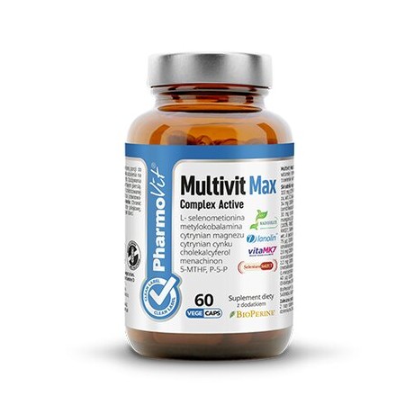 Pharmovit - MULTIVIT MAX COMPLEX ACTIVE 60 kaps. vaps® - suplement diety.