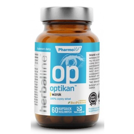 Herballine - Optican wzrok 60 kaps – suplement diety