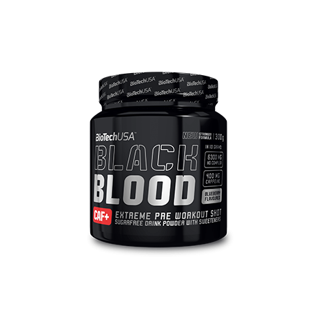 BioTech USA Black Blood CAF+ 300 g - suplement diety