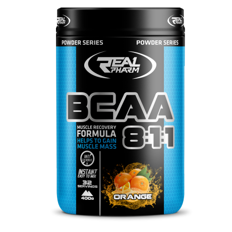 Real Pharm BCAA 8:1:1 400 g - Suplement diety